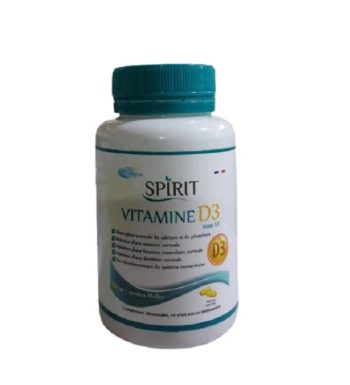 Spirit Vitamine D3 60 Capsules
