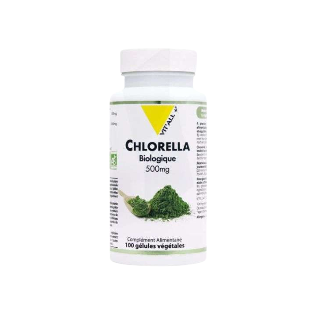 VIT’ALL+ Chlorella 500mg 100 gelules VIT’ALL+ Chlorella 500mg 100 gelules