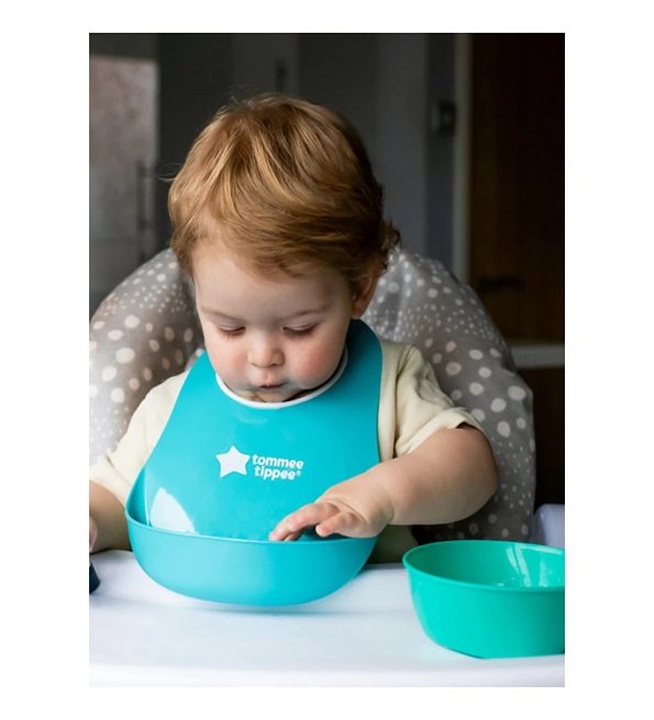 tommee-tippee-bavoir-avec-fermoir-reglable-turquoise-1-1