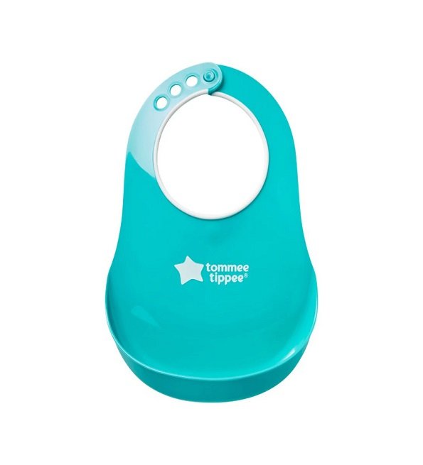Tommee Tippee Bavoir avec Fermoir Réglable Turquoise Tommee Tippee Bavoir avec Fermoir Réglable Turquoise