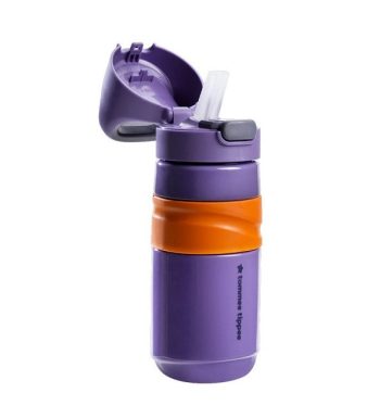 Tommee Tippee Gourde Anti-Fuite avec Paille 500ml – Mauve