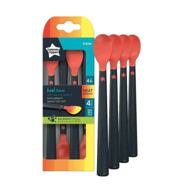 Tommee Tippee Lot de 4 Cuillères Thermosensibles +4m