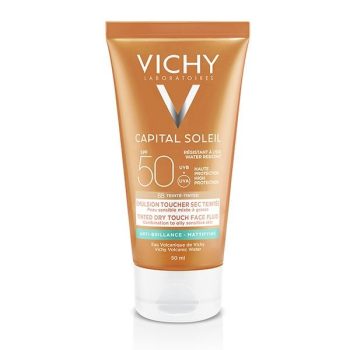 Vichy Capital Soleil BB Émulsion Toucher Sec Teintée SPF50 Peau Sensible Mixte à Grasse | 50ml