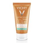 Vichy Capital Soleil Émulsion Anti-Brillance Toucher Sec SPF50 Peau Sensible Mixte à Grasse | 50ml