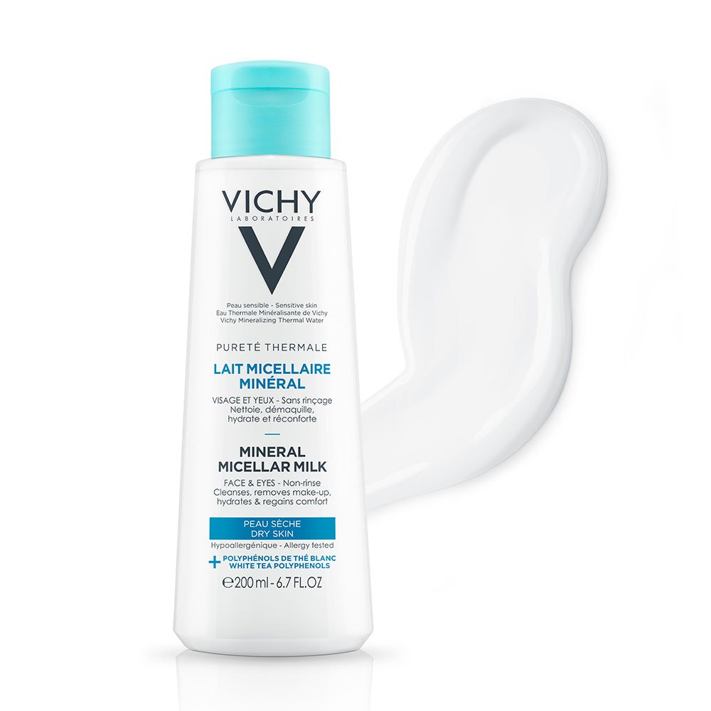 Vichy Pureté Thermale Lait Micellaire Peau Sèche à Très Sèche | 200ml Vichy Pureté Thermale Lait Micellaire Peau Sèche à Très Sèche | 200ml