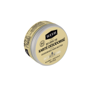 WAAM Beurre de Karité Désodorisé certifiée BIO 100ml