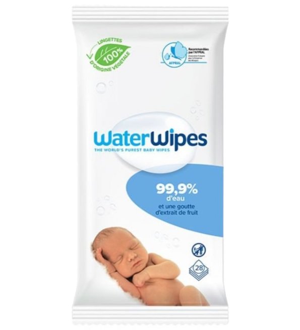 WATERWIPES LINGETTES BABY 28 BIO WATERWIPES LINGETTES BABY 28 BIO