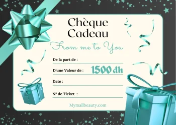 Chèque Cadeau 1500dh